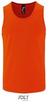 Camiseta Tecnica Tirantes Hombre Sporty Sols - Color Naranja